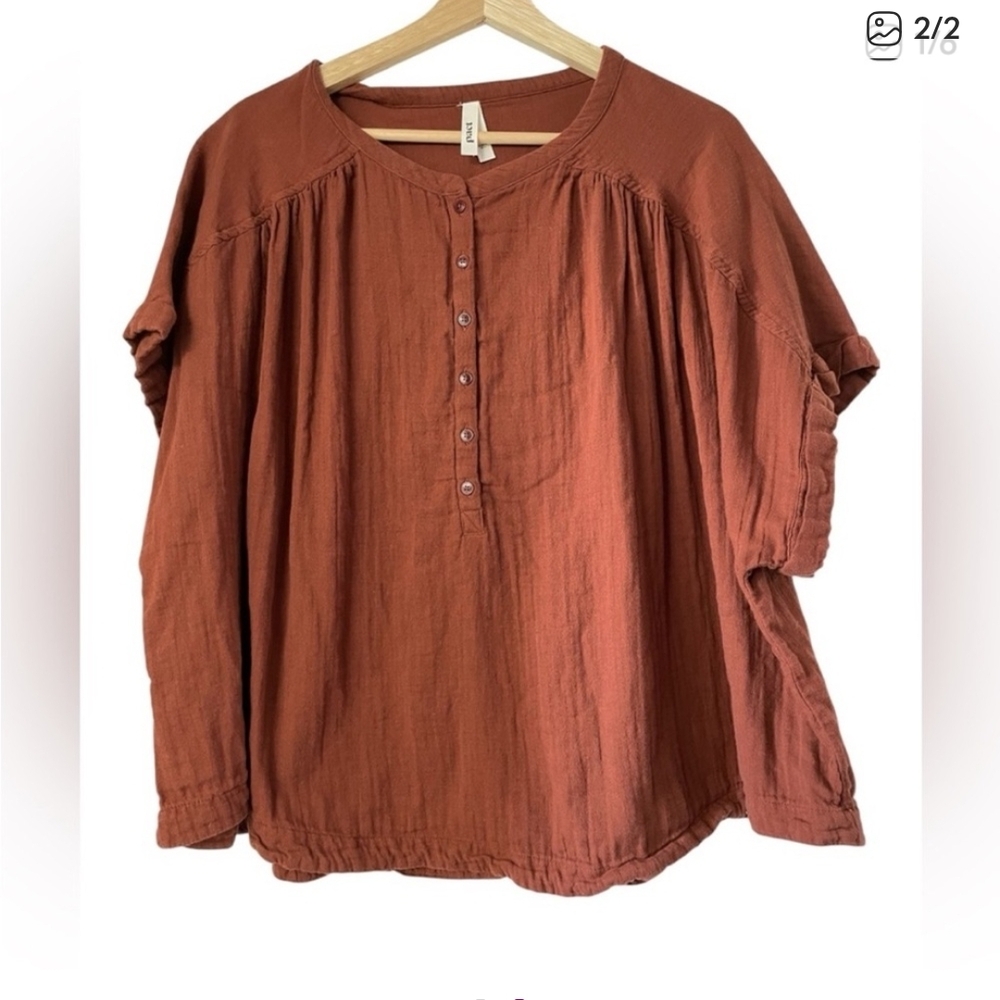 Pact Women's Terracotta Blouse